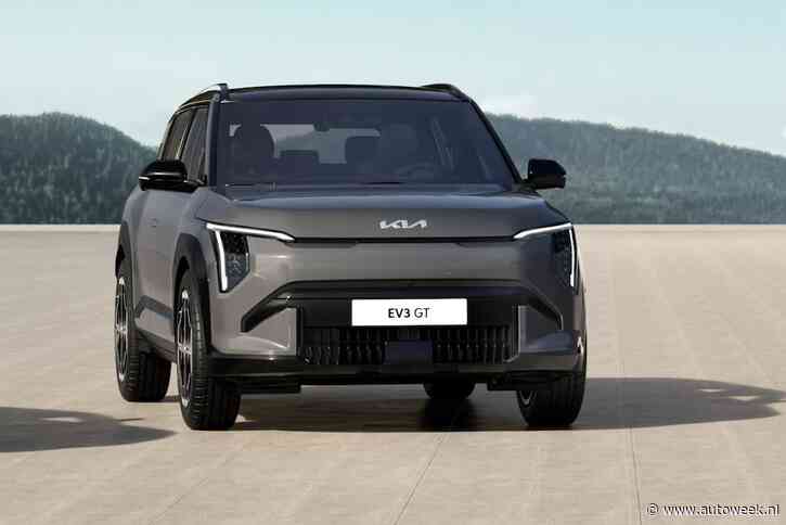 Kia EV3 GT, EV4 GT en EV5 GT hebben prijskaartje