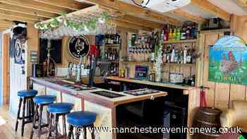 Garden pub built almost entirely from recycled materials in running for national competition