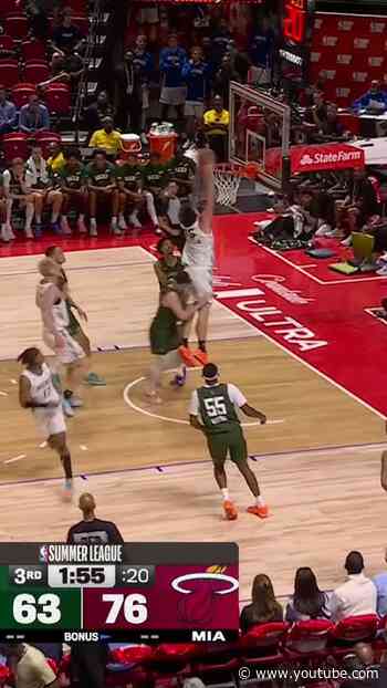 The STEAL 👉 SCORE! #miamiheat #nba