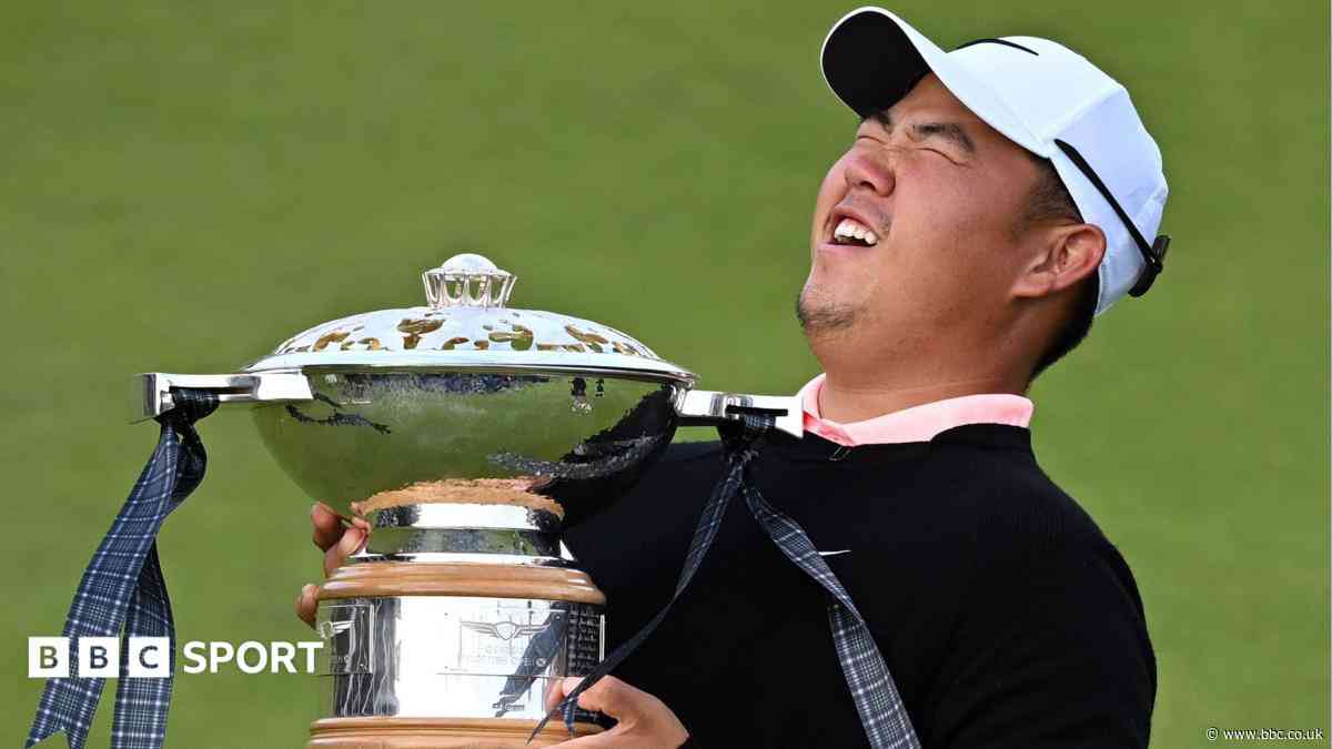 Fitzpatrick ends four adrift as Kim wins Scottish Open