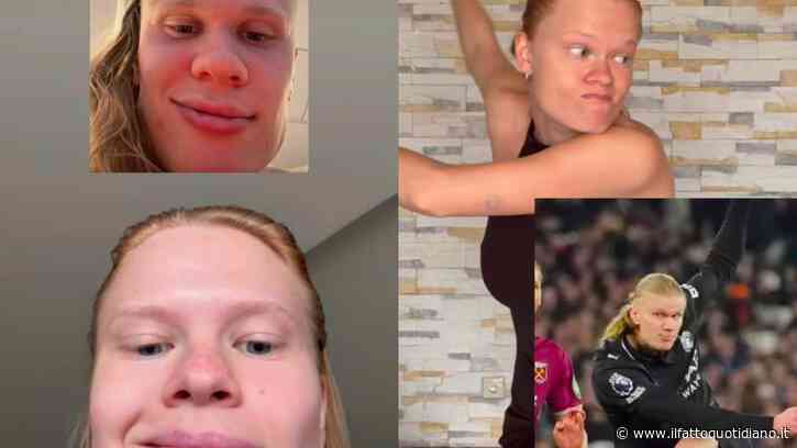 “Sembra Erling Haaland, ma è una modella”: il volto di Anastasia conquista il web e scatena la caccia alla “gemella” del campione del Manchester City