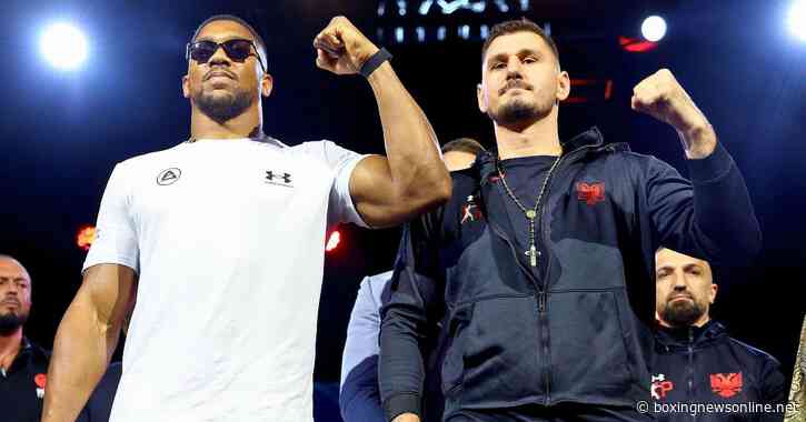 Anthony Joshua vs Kristian Prenga full card announced featuring two world title fights