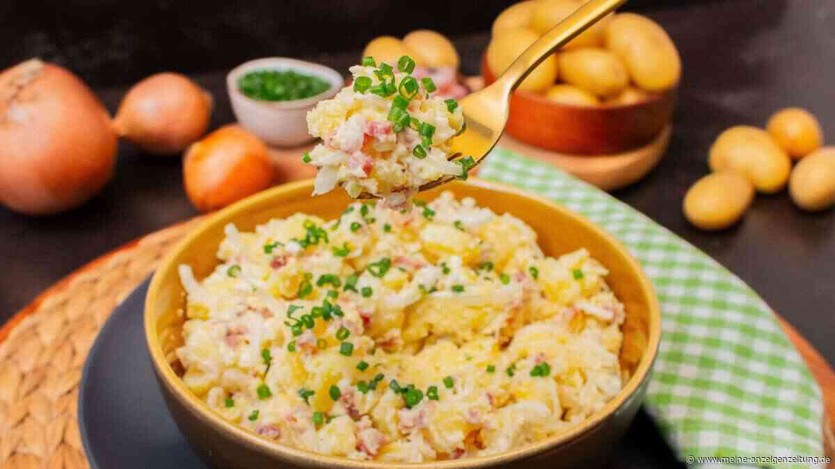 Kartoffelsalat mal anders: Die leichte Flammkuchen-Variante wird zum Star auf jedem Grillabend