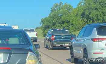 Crash impacting traffic on the Turner Turnpike near Jones