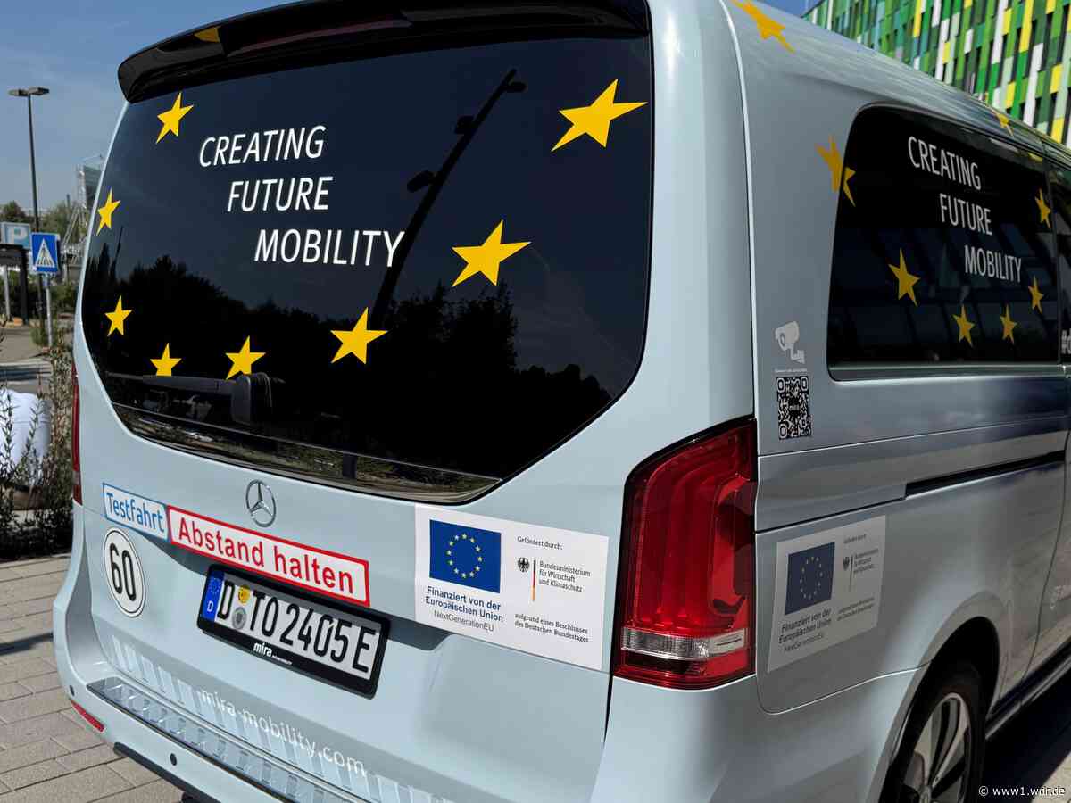 Ferngesteuerte Shuttles am Düsseldorfer Flughafen