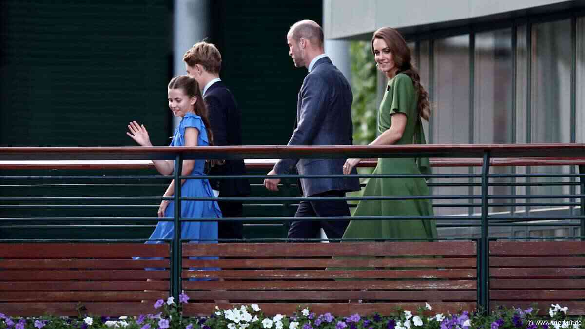 Wimbledon-Finale: Prinzessin Charlotte begeistert das Netz mit ihren herrlich wilden Grimassen auf der Tribüne