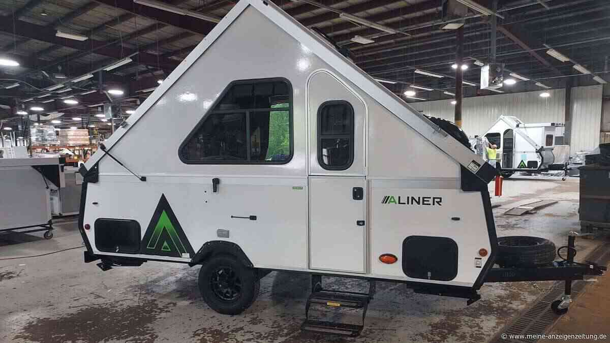 Dieser Klappwohnwagen hat feste Wände statt Zeltplanen – und steht in 30 Sekunden