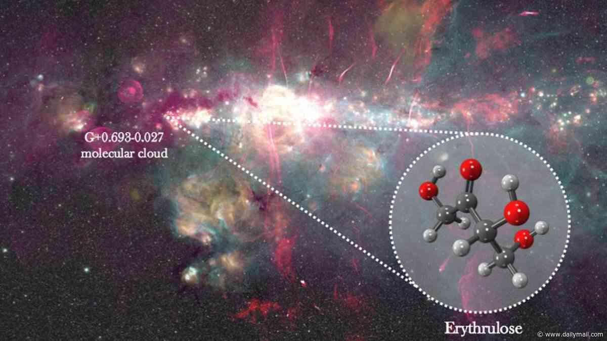 Scientists detect SUGAR in the centre of the Milky Way - in a breakthrough that could explain how life began on Earth