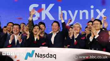 Chip giant SK Hynix raises $26.5bn as shares surge in bumper US listing