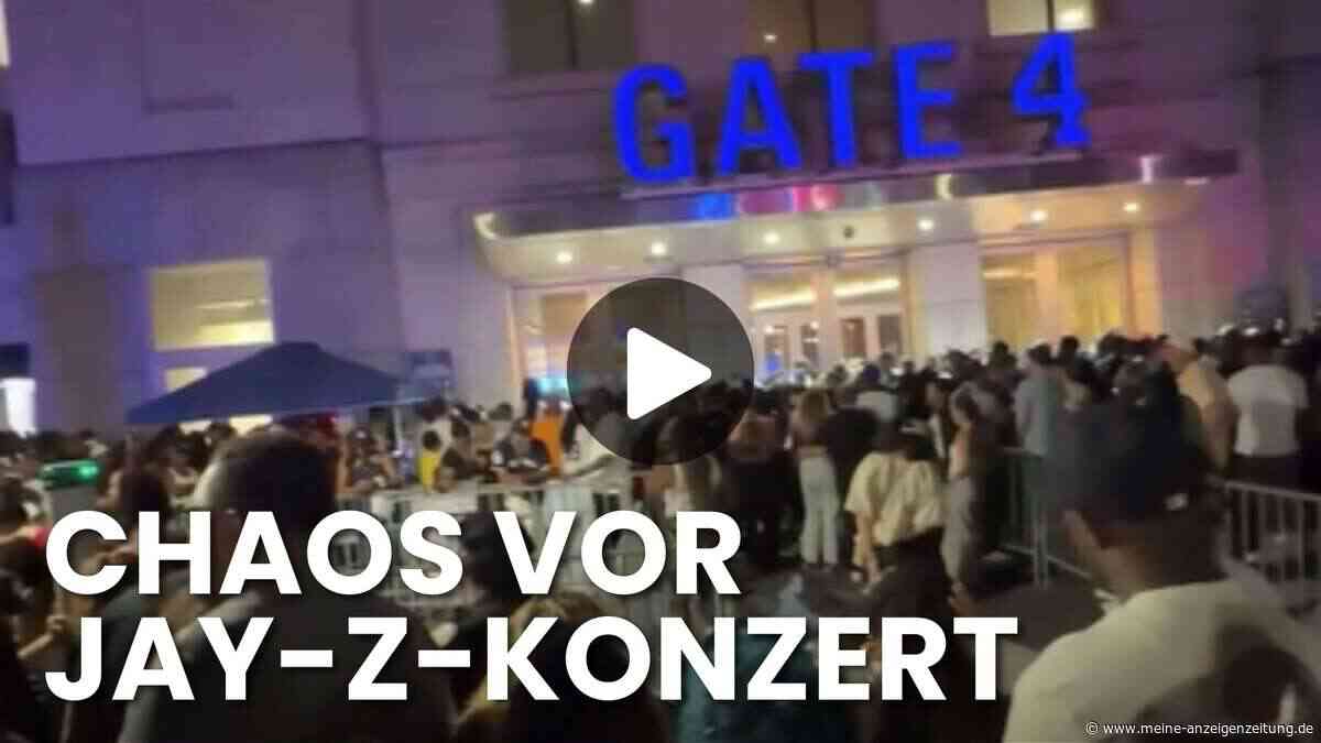 Konzert-Chaos in New York: Video zeigt Jay-Z-Fans außer Kontrolle