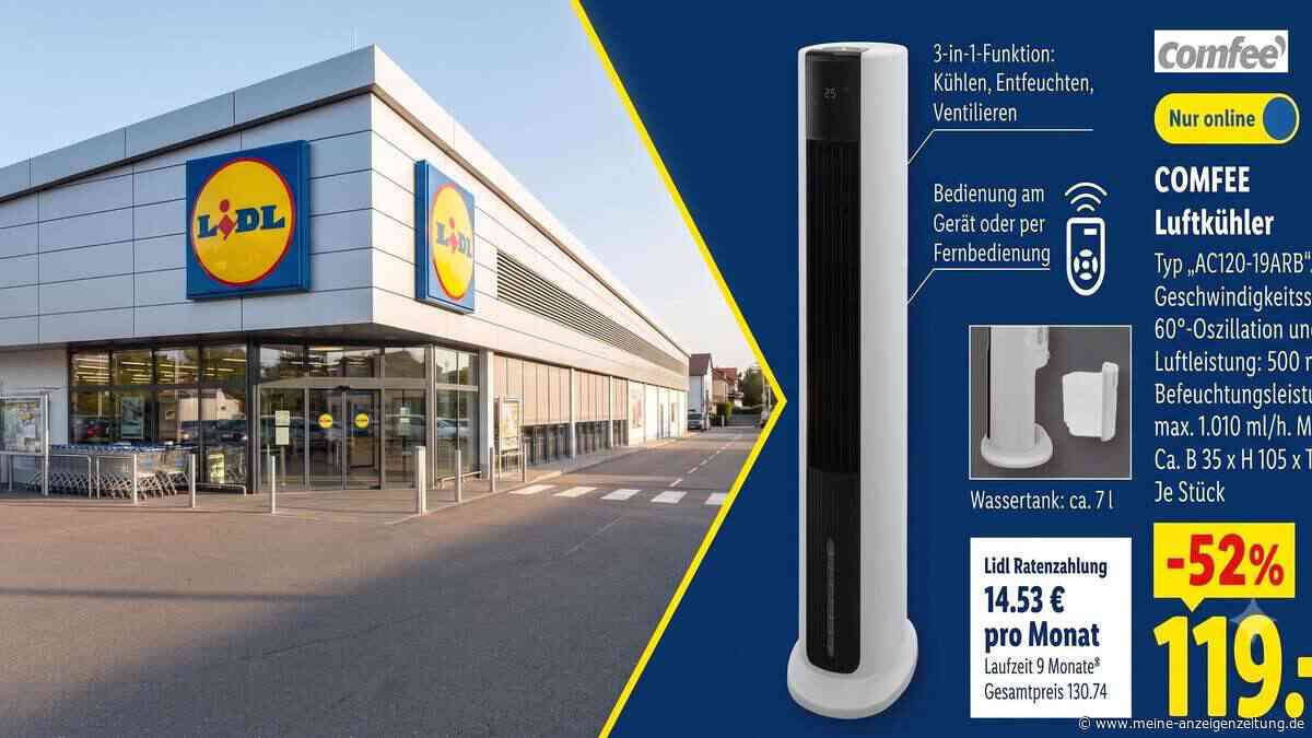 LIDL reduziert gerade einen Luftkühler um 52 % – doch es gibt einen Haken