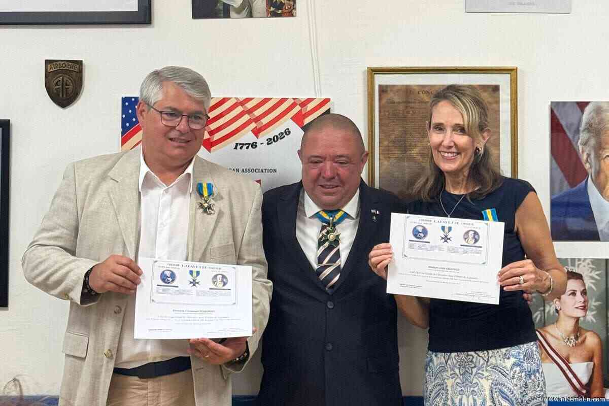 Un professeur de Roquebrune-Cap-Martin élevé au grade de chevalier de l’Ordre de La Fayette