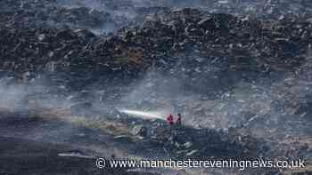 Woman, 20, arrested for arson over Dovestone wildfire as firefighters work to tackle blaze
