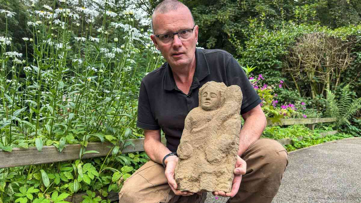 'Poignant milestone' as 'guardian spirit' uncovered at Northumberland Roman fort