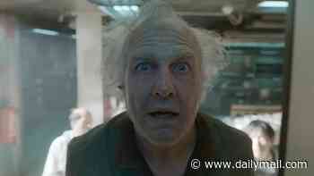 Tom Cruise, 64, looks unrecognisable with thinning white hair and a prosthetic pot belly in the first trailer of his new film Digger