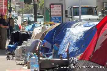 San Francisco residents confused over new homeless encampment that turned out to be a movie set