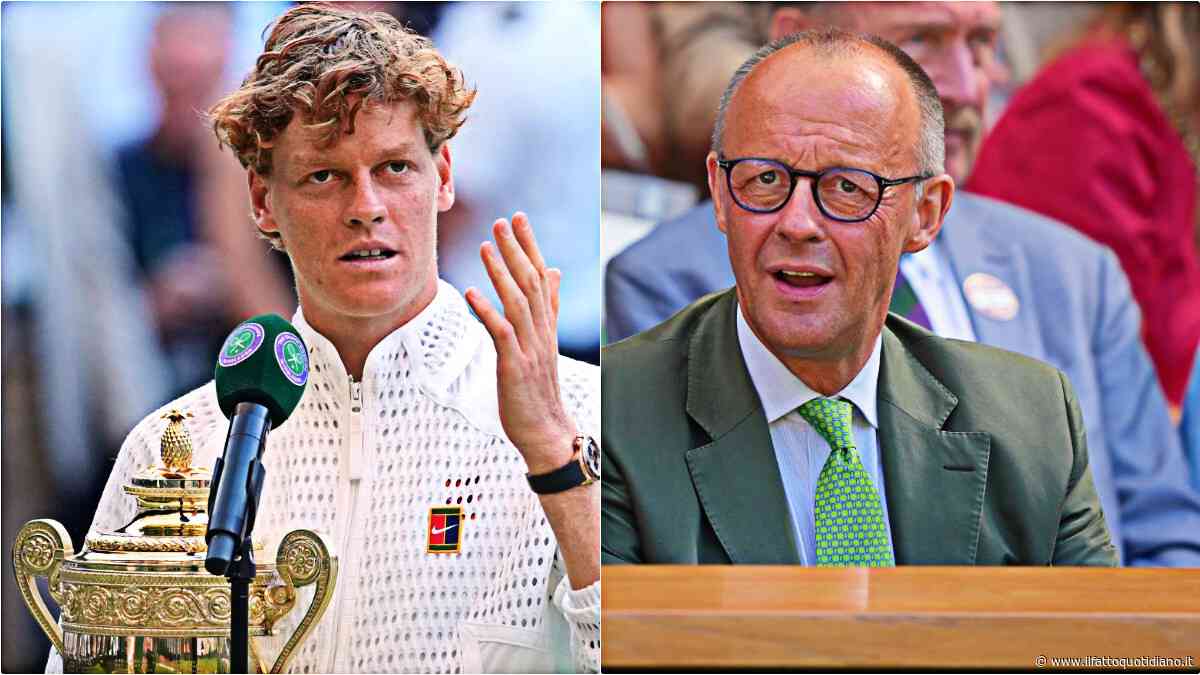 Wimbledon, il cancelliere tedesco Merz “si è congratulato con Sinner”. Per il governo italiano era presente Abodi