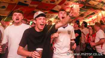 Pubs forecast to sell nearly 10 MILLION extra pints for England's World Cup semi clash with Argentina