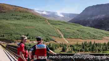 Major incident declared over ongoing Dovestone moorland fire as woman arrested on suspicion of arson