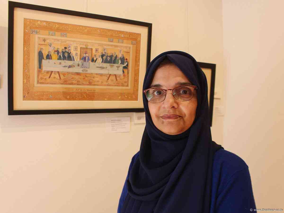 Sarnia painter addresses Gaza in Lawrence House show