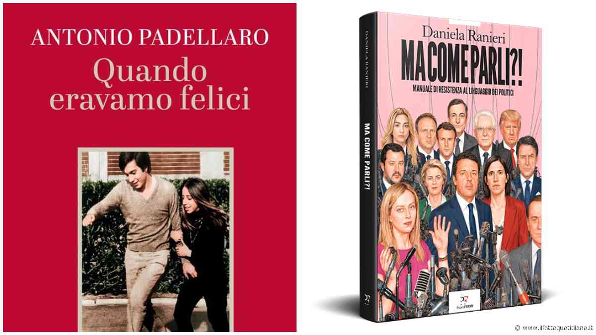 I libri di Antonio Padellaro e Daniela Ranieri: più diversi che mai, ma qualcosa li accomuna