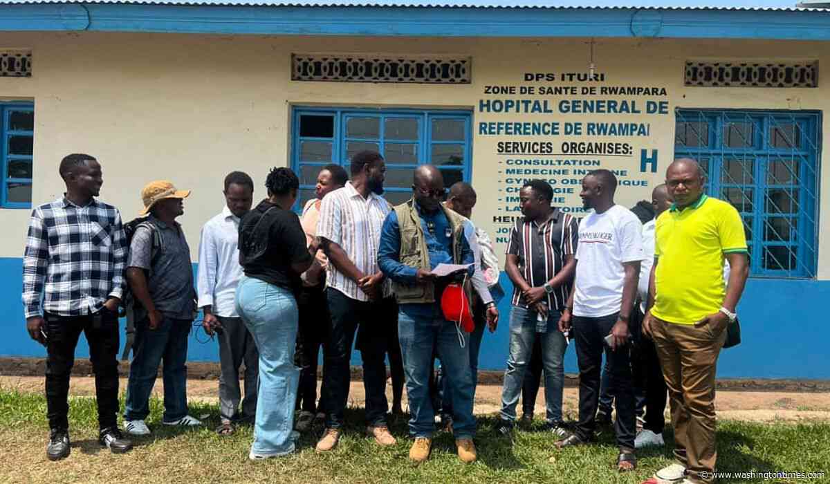 Dozens at an Ebola treatment center in northeast Congo strike over unpaid salaries and bonuses