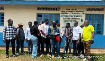 Dozens at an Ebola treatment center in northeast Congo strike over unpaid salaries and bonuses