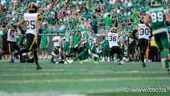 Hamilton Tiger-Cats miss QB Mitchell in 38-7 loss to the Saskatchewan Roughriders