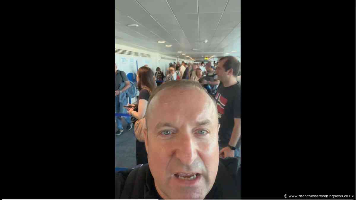 Manchester Airport responds to video showing 'absolute carnage' and 'colossal queues' by Bank of Dave star