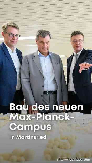 Bau des neuen Max-Planck-Campus in Martinsried - Bayern