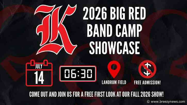 Kosciusko Big Red Band showcase planned for Tuesday (July 14)
