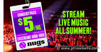 nugs Launches $5 Per Month Offer for Live Music Streaming All Summer
