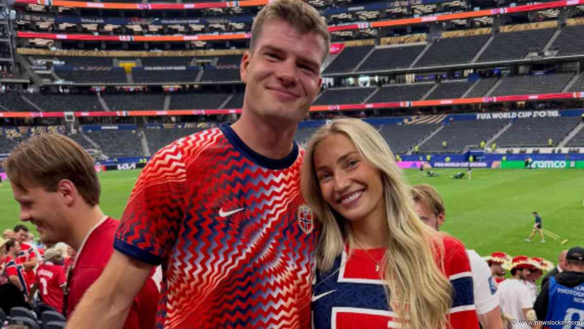 Na WK-uitschakeling overspoeld met haat: Noorse spits Alexander Sørloth en partner ontvangen doodsbedreigingen
