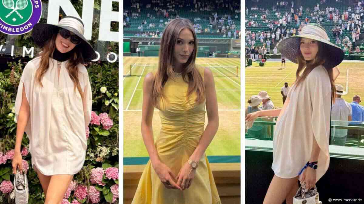 Wintersport-Superstar verzückt mit edlen Outfits in Wimbledon