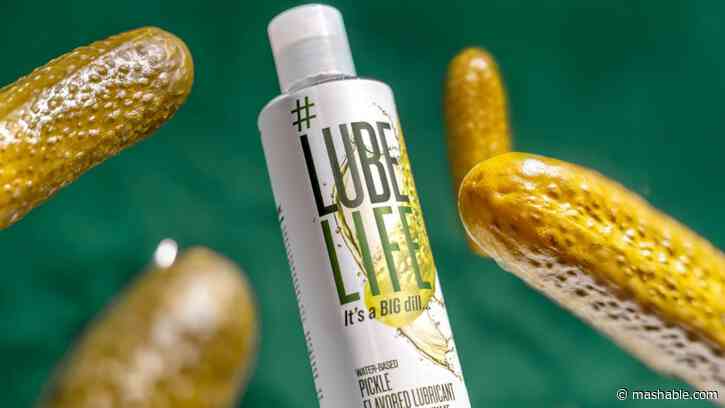LubeLife just dropped a pickle-flavored lube, and the scent is almost too realistic