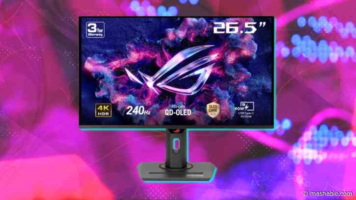 Upgrade to a 240Hz ASUS ROG Strix OLED gaming monitor for $100 off