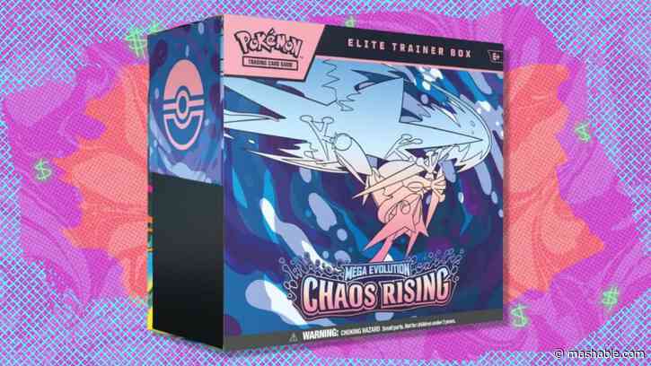 The Pokémon TCG Chaos Rising Elite Trainer Box has dropped to a new record-low price on Amazon — save over $40