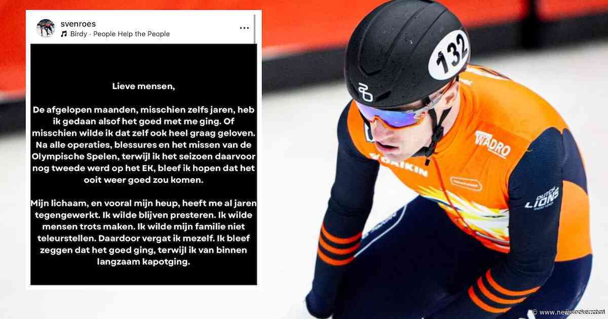 Sven Roes (26) krijgt veel steun na emotioneel bericht: ‘Door dit te delen, raak je misschien wel meer harten dan met een medaille’