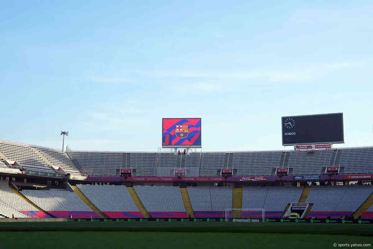 Barcelona request to play first half of the 2027-28 season at Montjuic Stadium