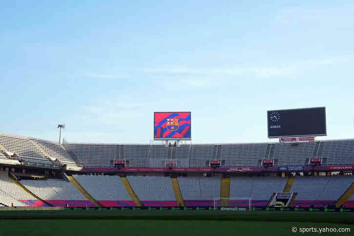 Barcelona request to play first half of the 2027-28 season at Montjuic Stadium