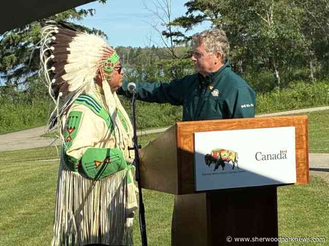 Sacred stone moves closer to Elk Island home