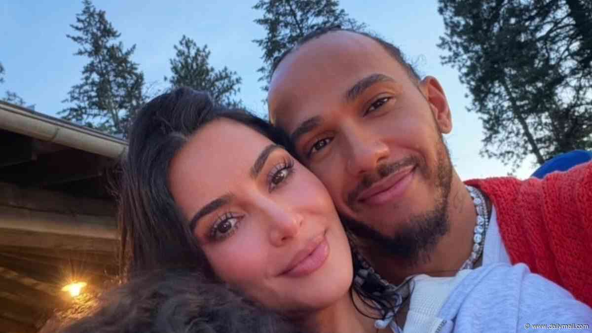 Kim Kardashian and Lewis Hamilton cozy up in sweet selfie with her daughter on family holiday