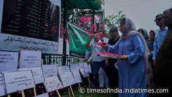 Jammu &amp; Kashmir administrtion seals Martyrs’ Graveyard; Omar, Mehbooba pay homage at party offices