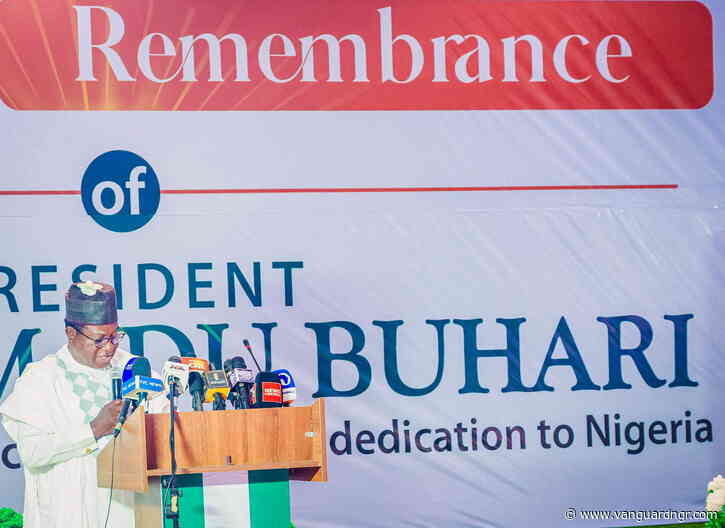 Lalong honours Buhari one year after, hails legacy of integrity, patriotism
