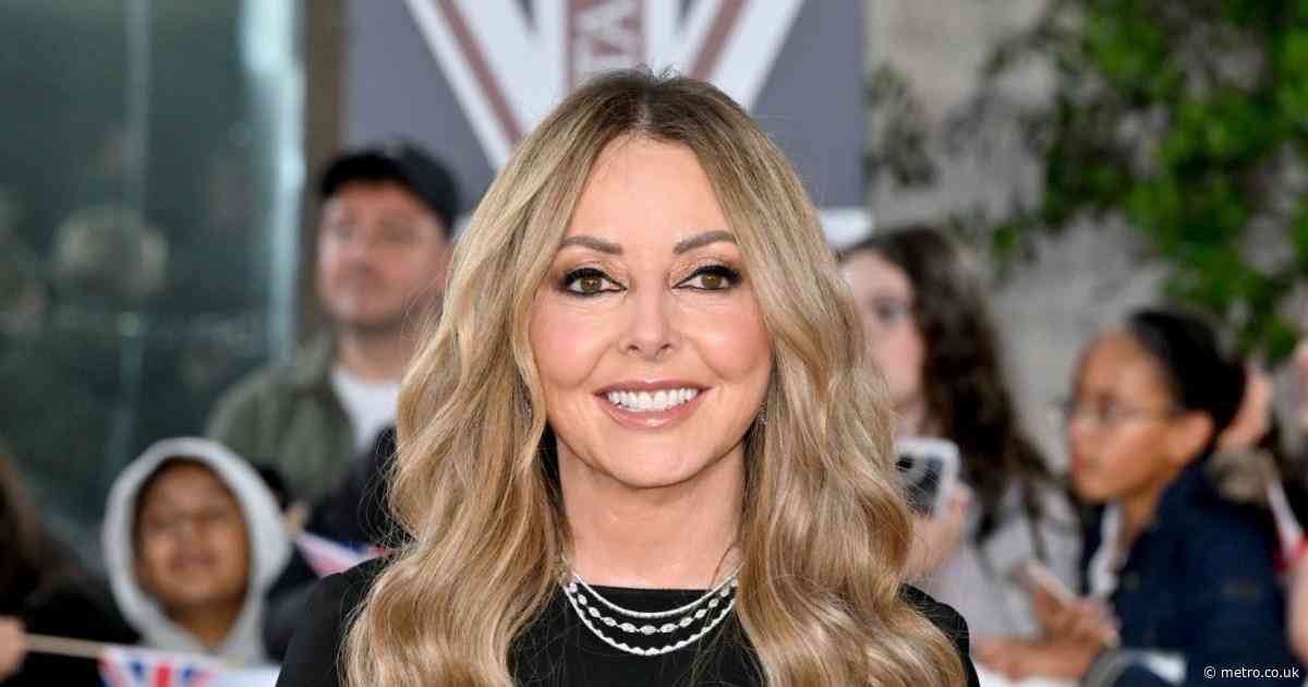Carol Vorderman hospitalised after fall left her unconscious and covered in bruises