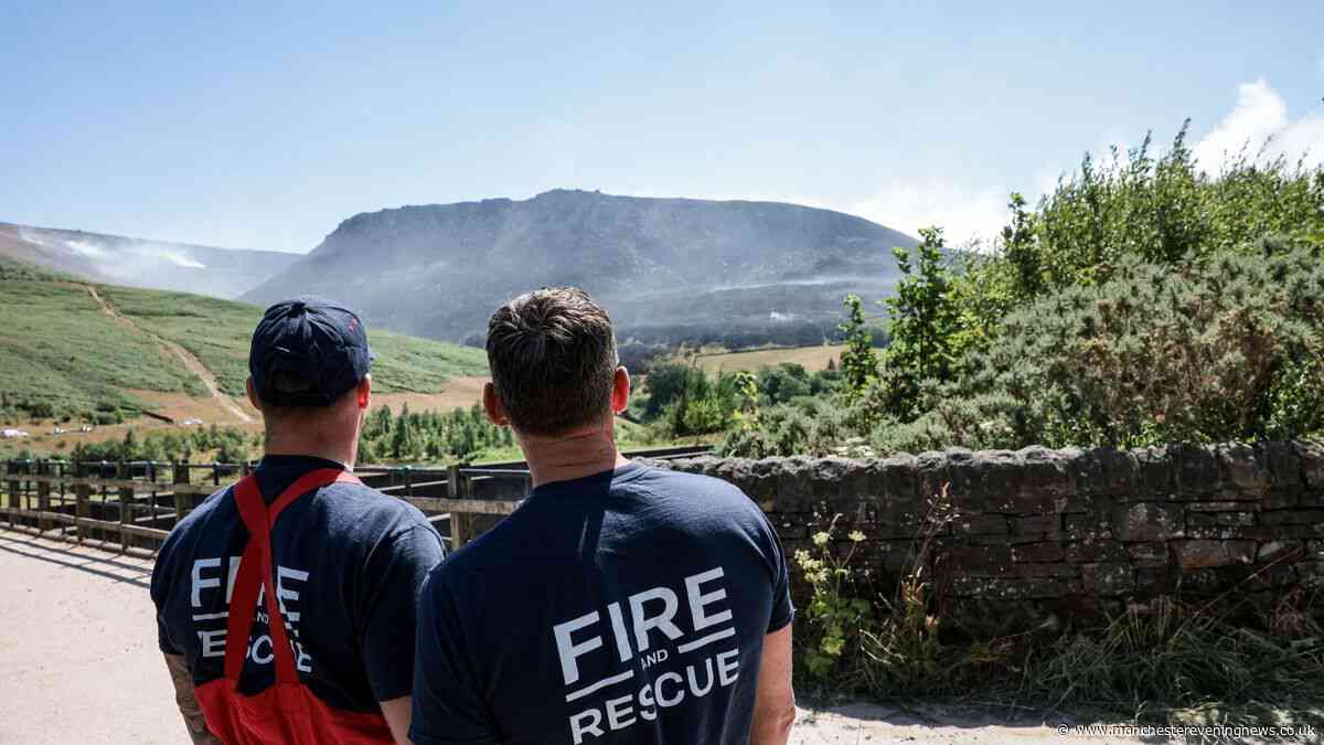 Inside the fight to tackle huge Dovestone Reservoir fire
