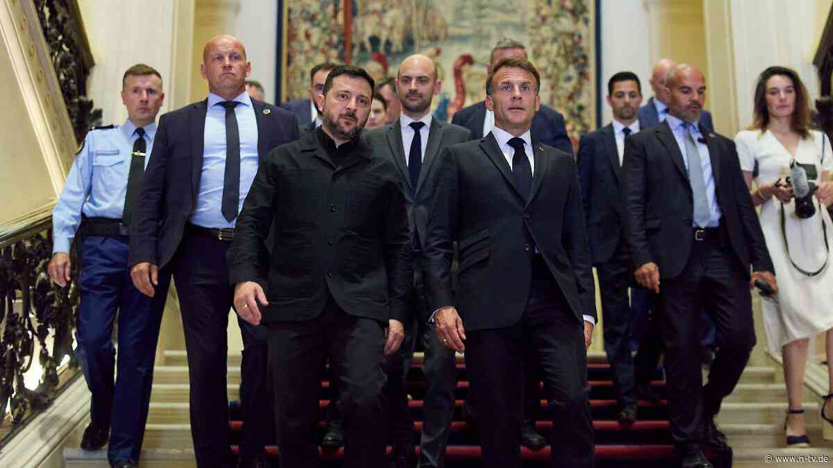 Signal an Russland: Macron kündigt Manöver von Ukraine-Friedenstruppe an