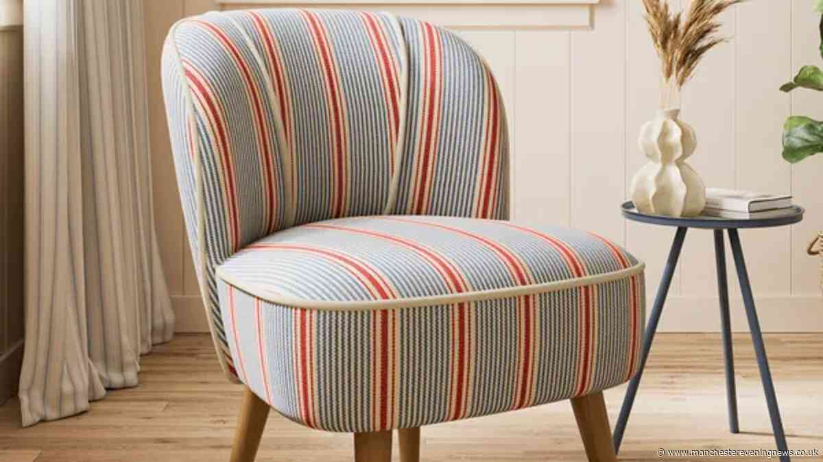 I found a 'delightful' cocktail chair for modern and classic homes reduced to £79 at Dunelm