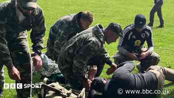 Bombs, blood, ambushes - football coaching with the army