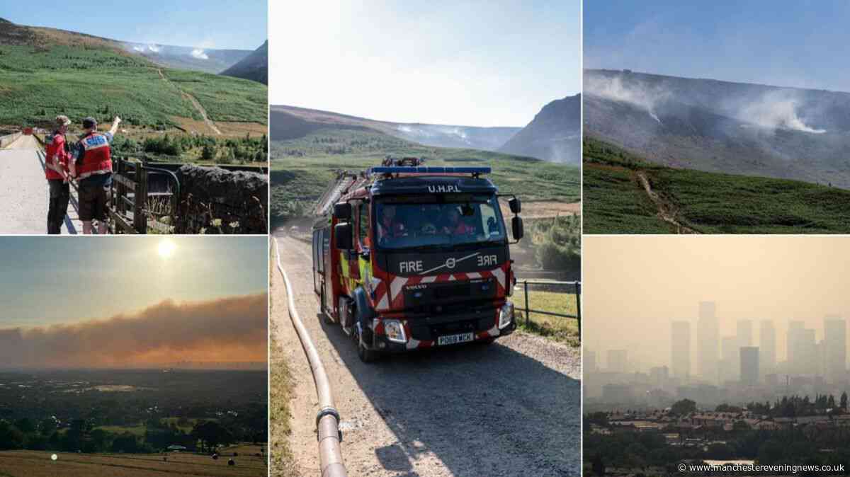 Day three and the moors are still burning